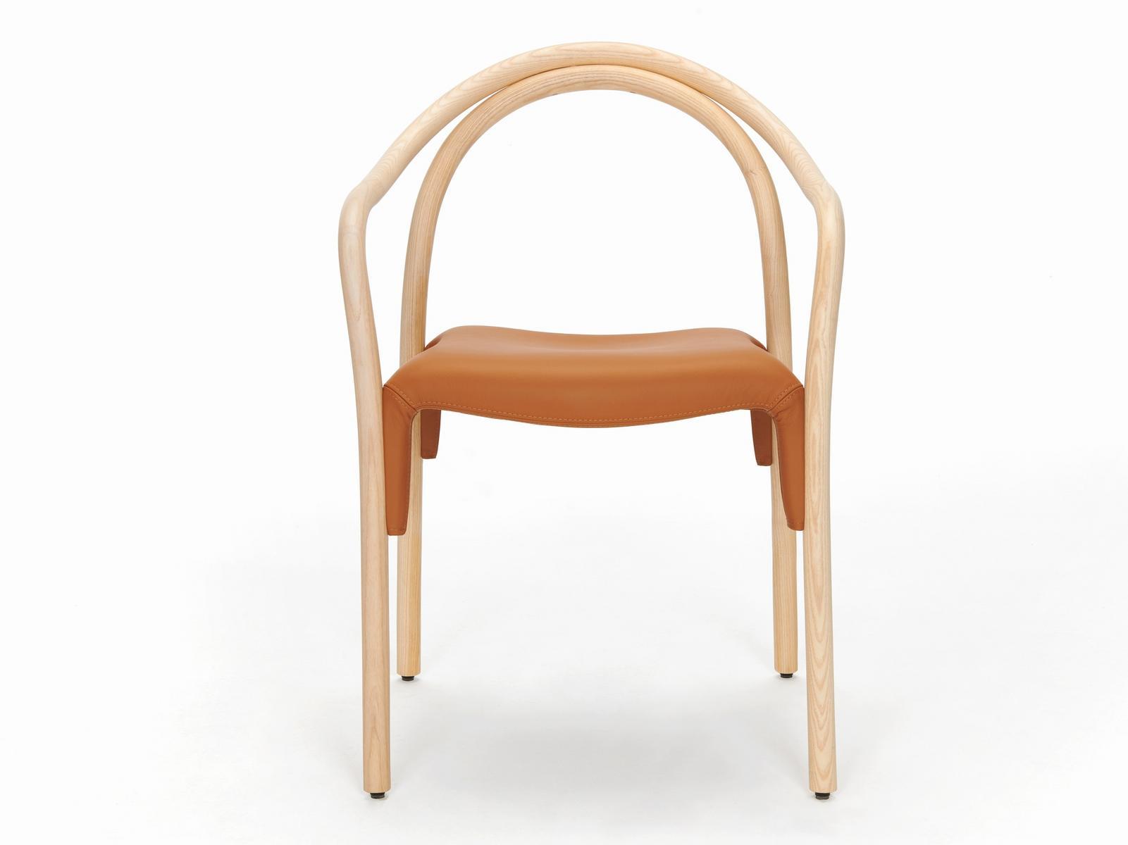 Ash chair with integrated cushion | Soul Soft 3747 by Pedrali