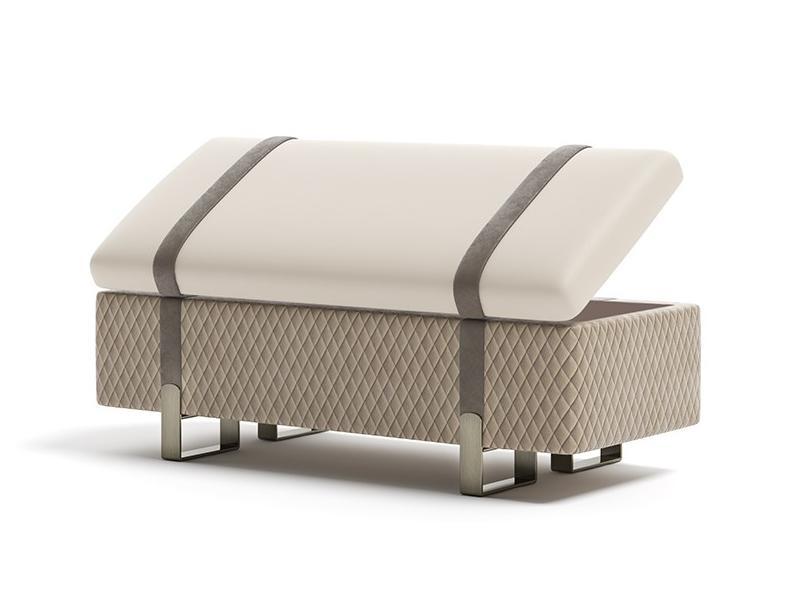 Storage upholstered fabric bench | Grand by Capital Collection