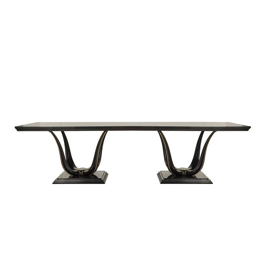 Rectangular wood table | Corallo by Galimberti Nino