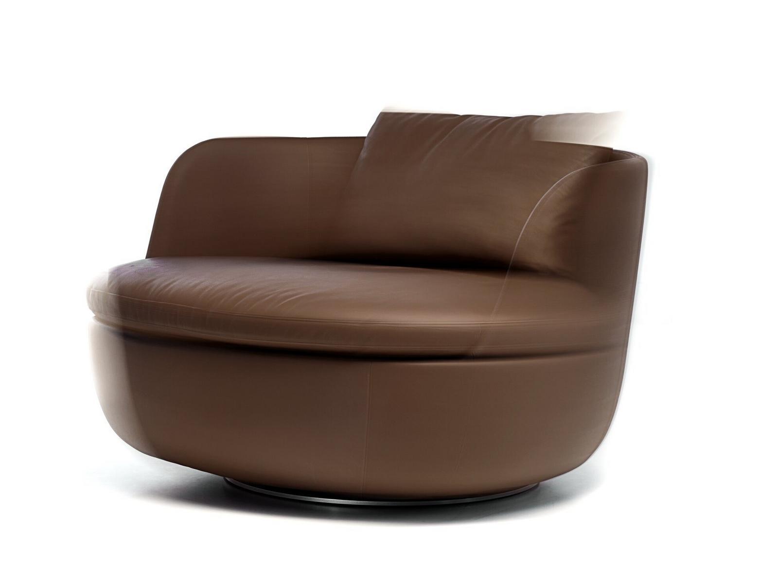 Swivel upholstered armchair with armrests | Bart Armchair Swivel by Moooi