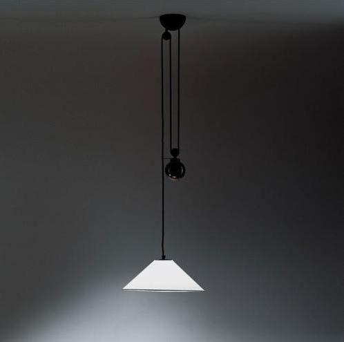Direct light halogen pendant lamp | Aggregato Saliscendi Cono by Artemide