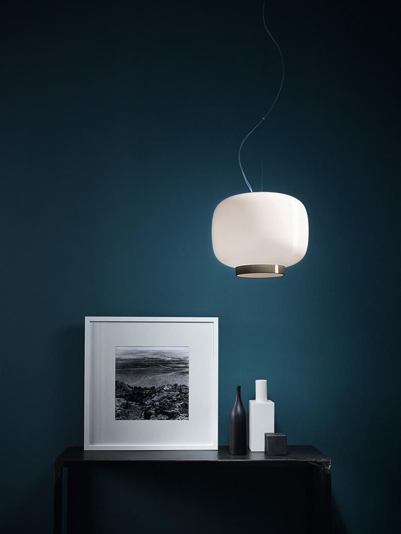 Glass pendant lamp | Chouchin by Foscarini