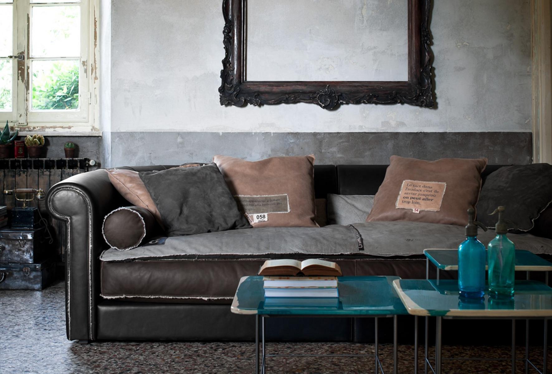 Leather sofa |  by Baxter