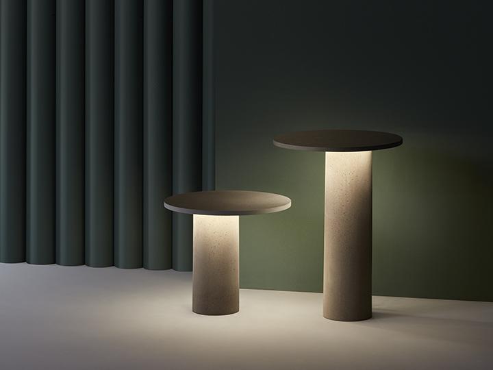 LED cement bollard light | Moal by Leds C4