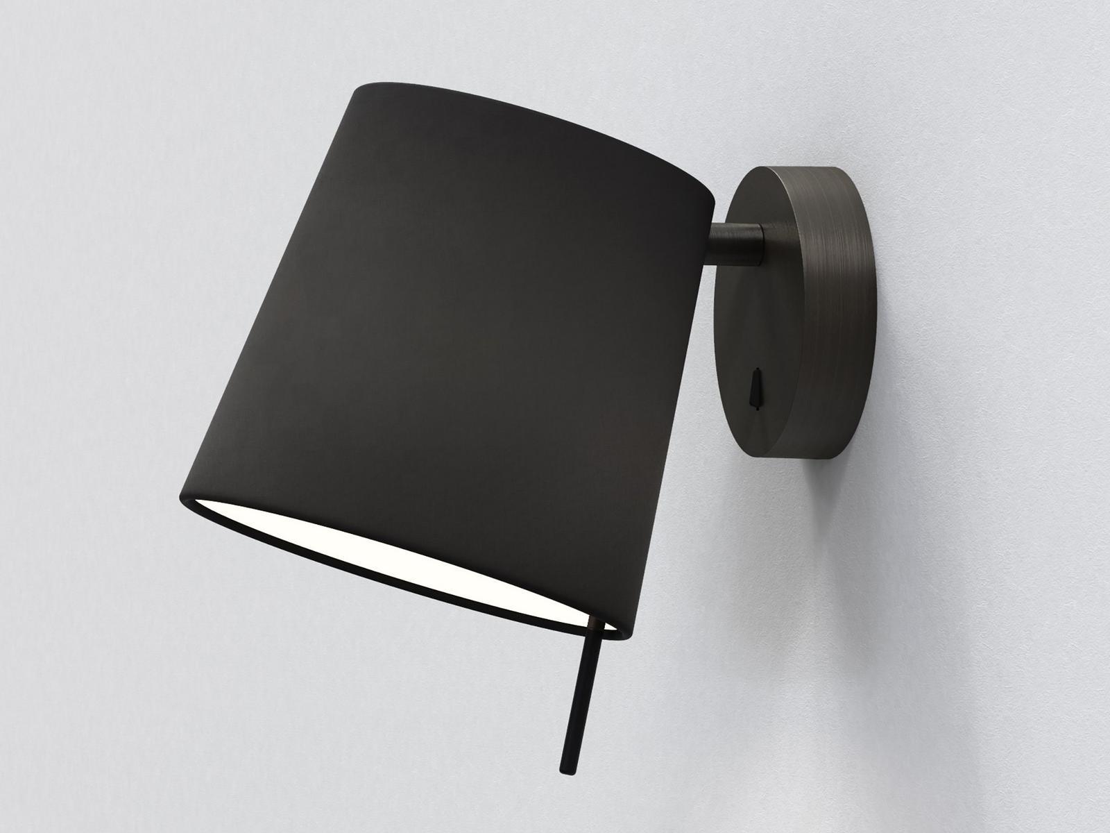 LED adjustable fabric wall light | Mitsu by Astro lighting