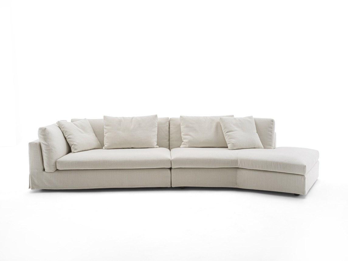Sectional fabric sofa | Arne by Frigerio