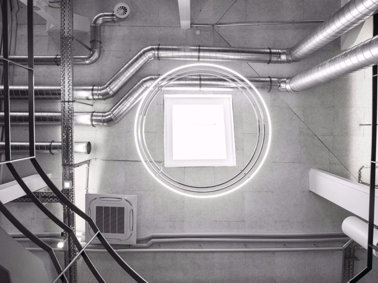 LED aluminium pendant lamp with dimmer | Insieme by Sattler