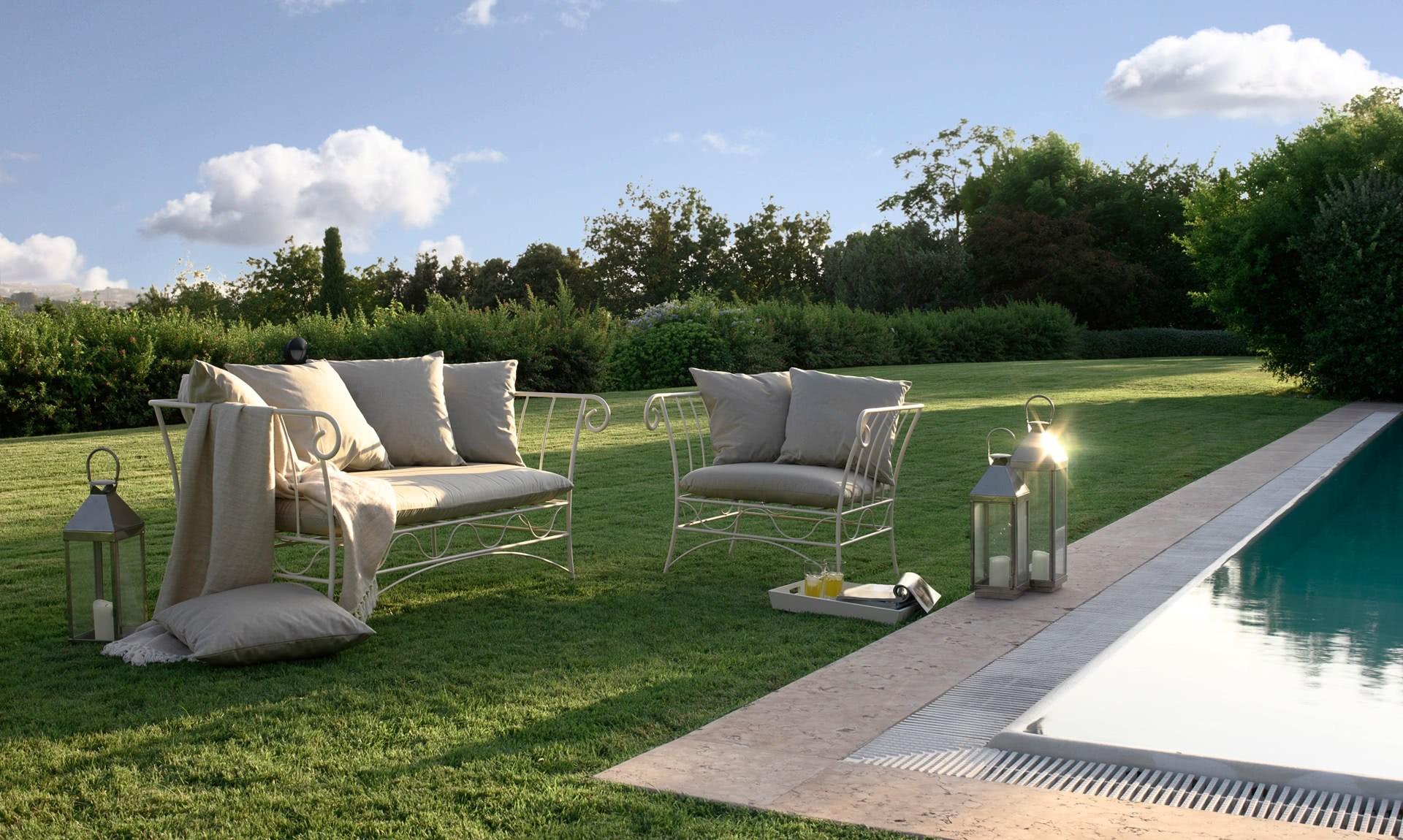 3 seater iron sofa | Bahamas by Cantori