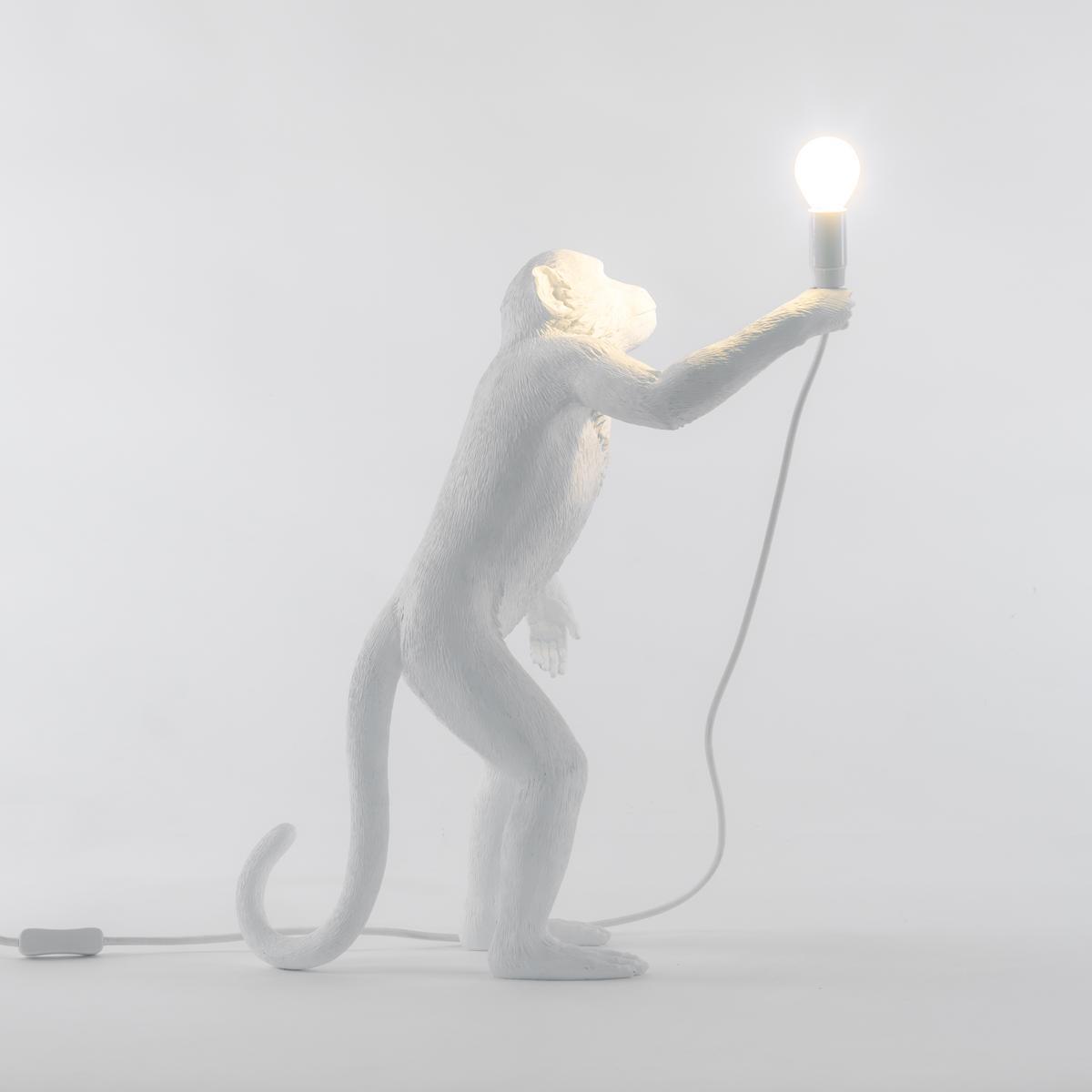 LED resin table lamp | The Monkey Lamp Standing by Seletti