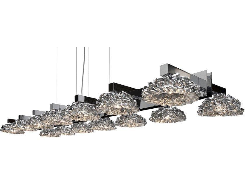 Direct light glass pendant lamp | Flower From Amsterdam H14 by Ilfari