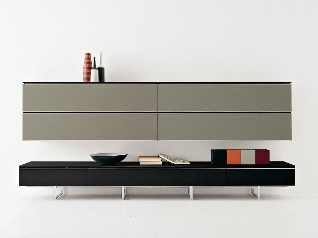 Sectional TV wall system | Pab by B&B Italia