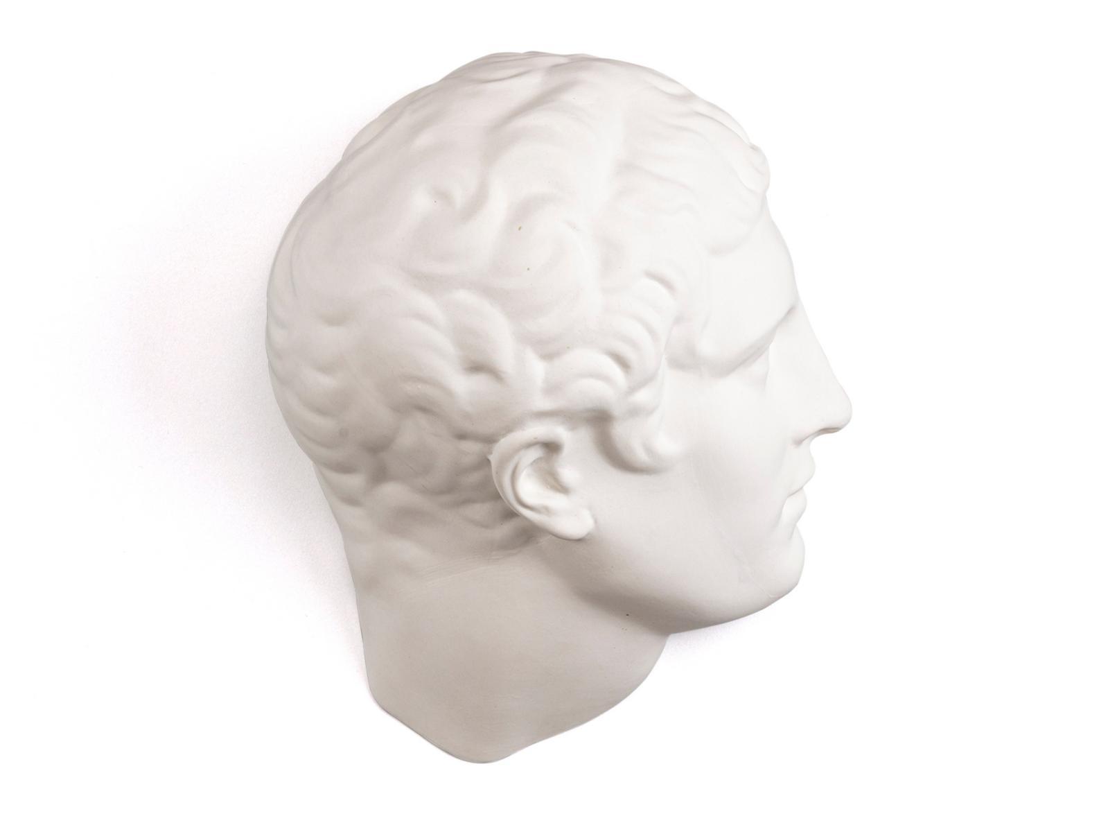 Porcelain wall decor item | Discobolo Head by Seletti