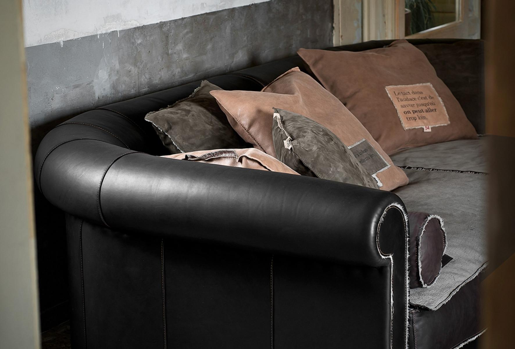 Leather sofa |  by Baxter