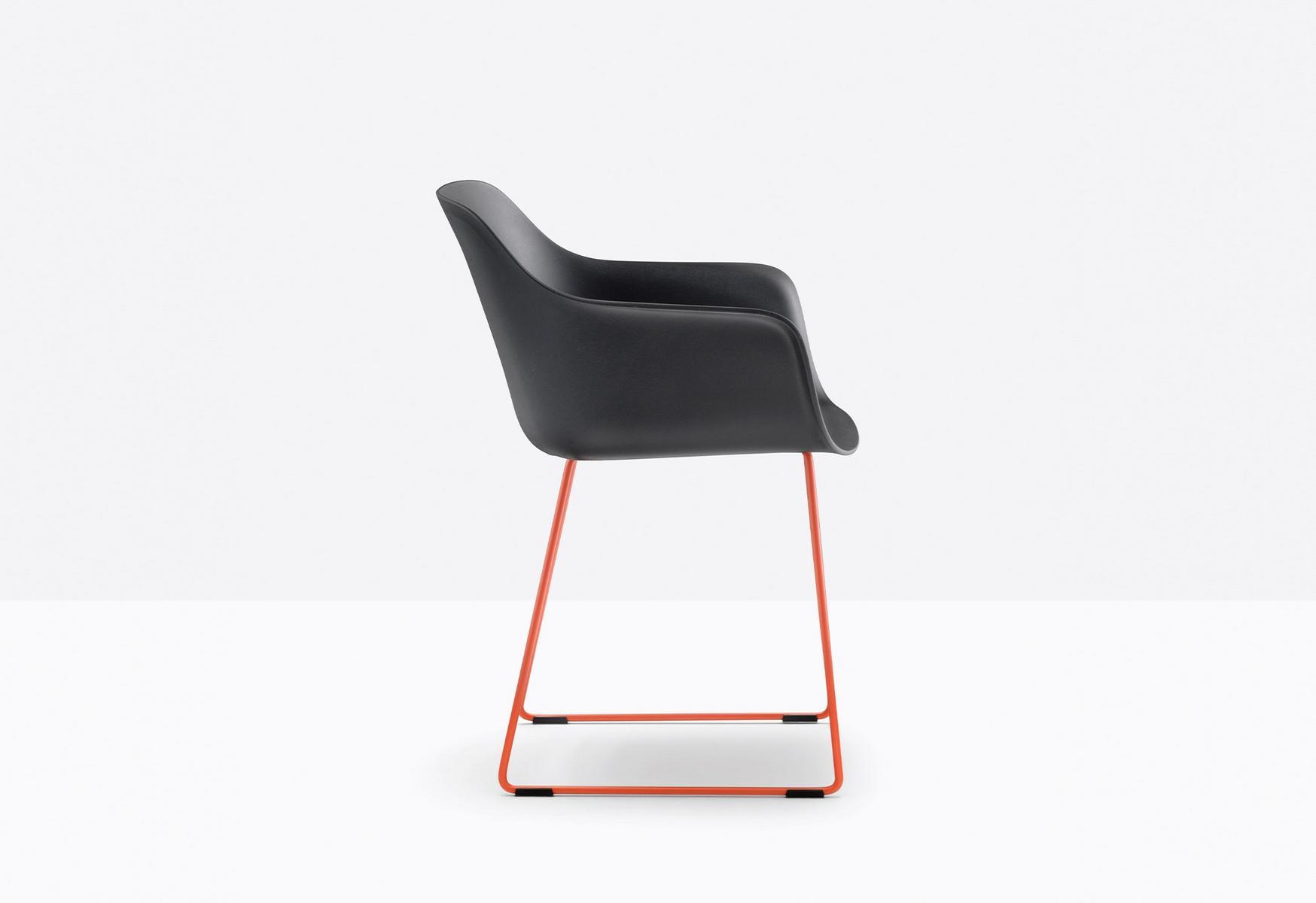 Sled base polypropylene chair | Babila Xl 2744 by Pedrali