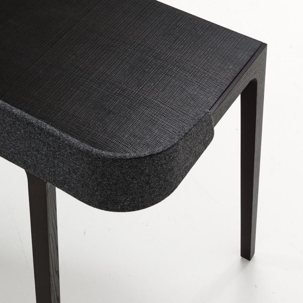 Rectangular wooden writing desk with drawers | Inside World by Ligne Roset