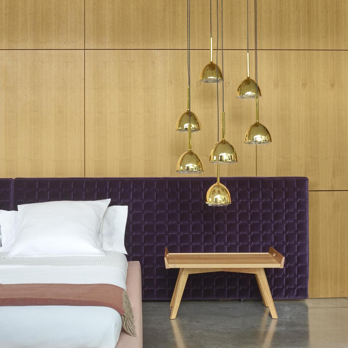 Low rectangular oak coffee table | Lupo by Ligne Roset
