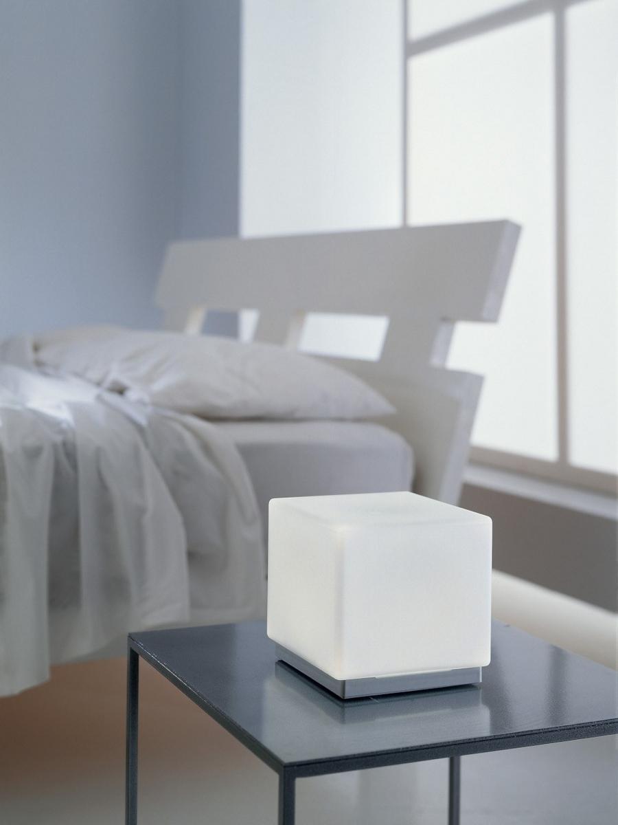 LED blown glass table lamp | Cubi Zero T by Leucos