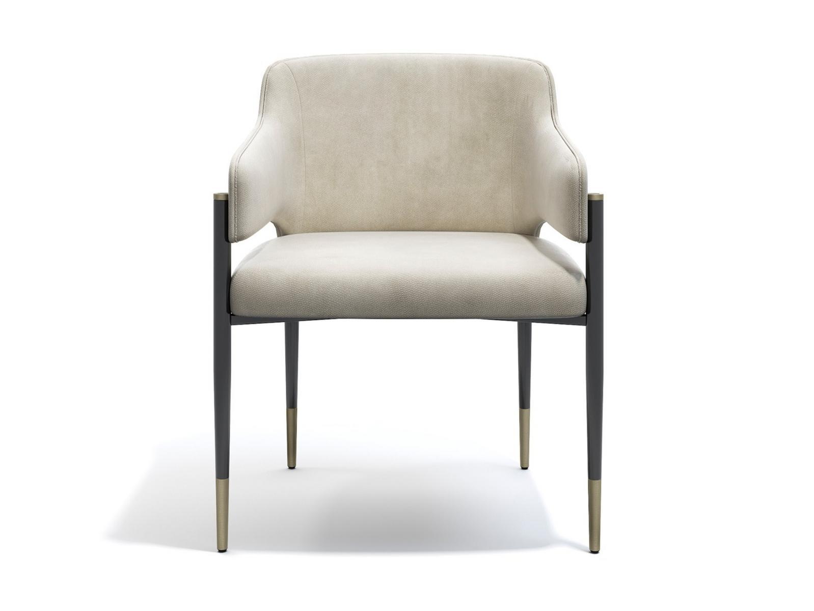 Upholstered fabric chair with armrests | Giuliette by Capital Collection