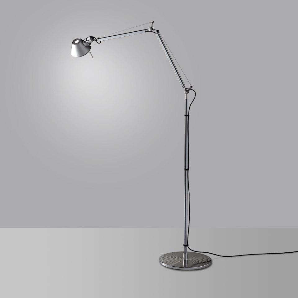 Aluminium floor lamp | Tolomeo Floor by Artemide