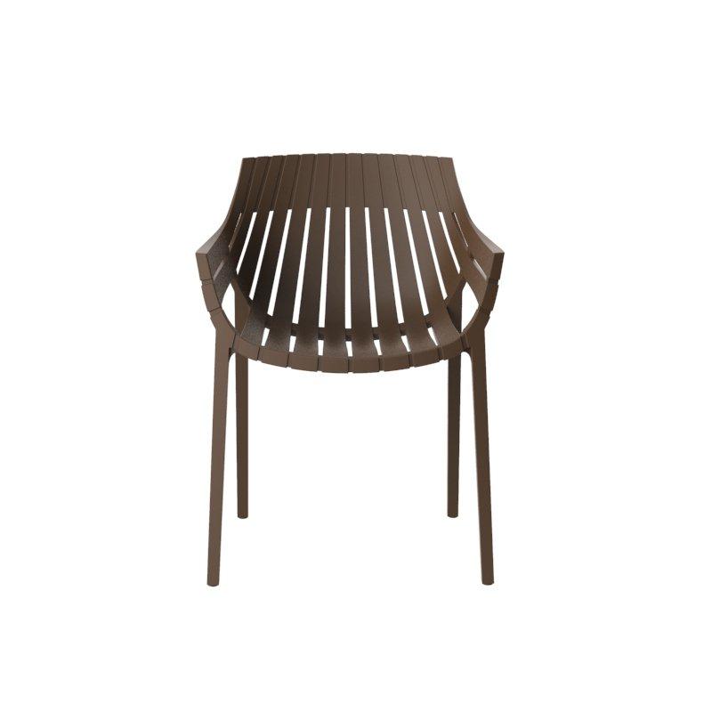 Polypropylene garden chair with armrests | Spritz by Vondom