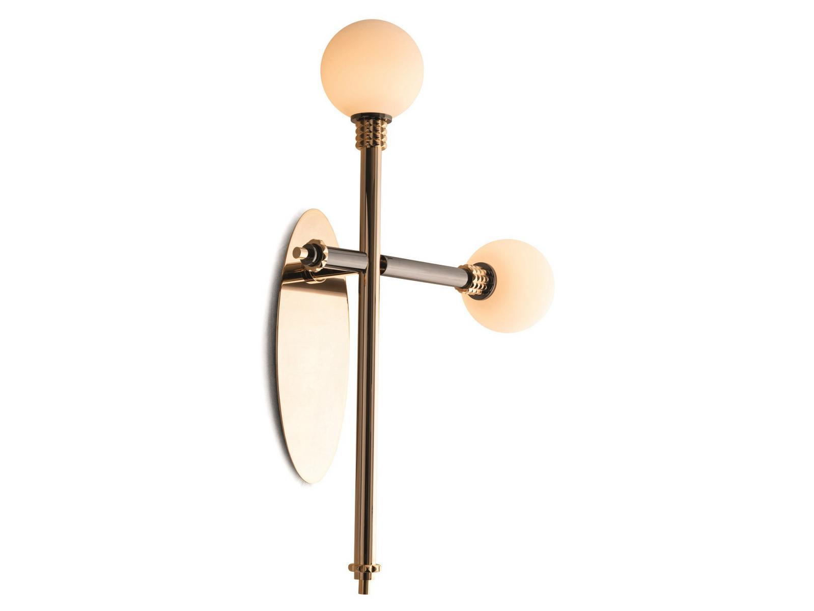 Brass wall light with fixed arm | Alpha by Visionnair