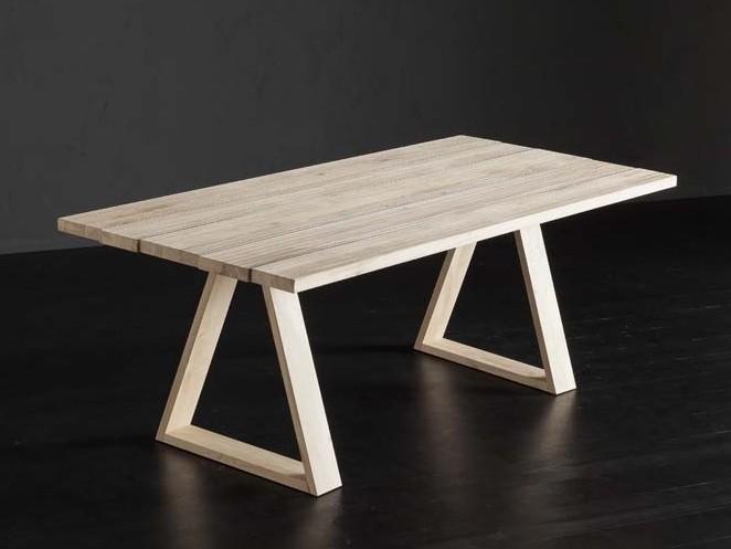 Rectangular wooden dining table | Kenzo + Mekano by Altacorte