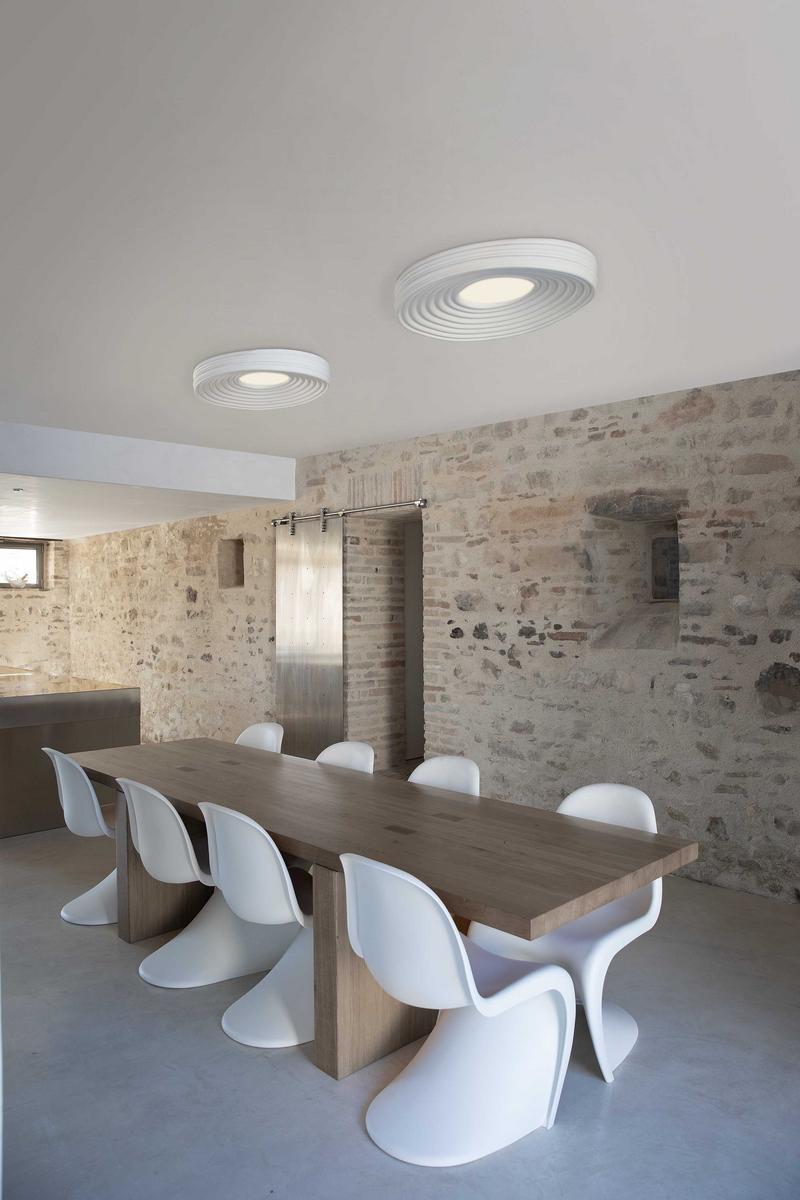 LED plaster ceiling light | R.o.m.a. by Karman