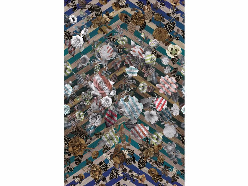 Rectangular fabric rug with floral pattern | Malmaison by Moooi