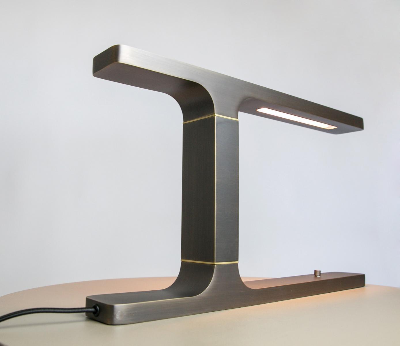 LED bronze desk lamp | Beam by Contardi