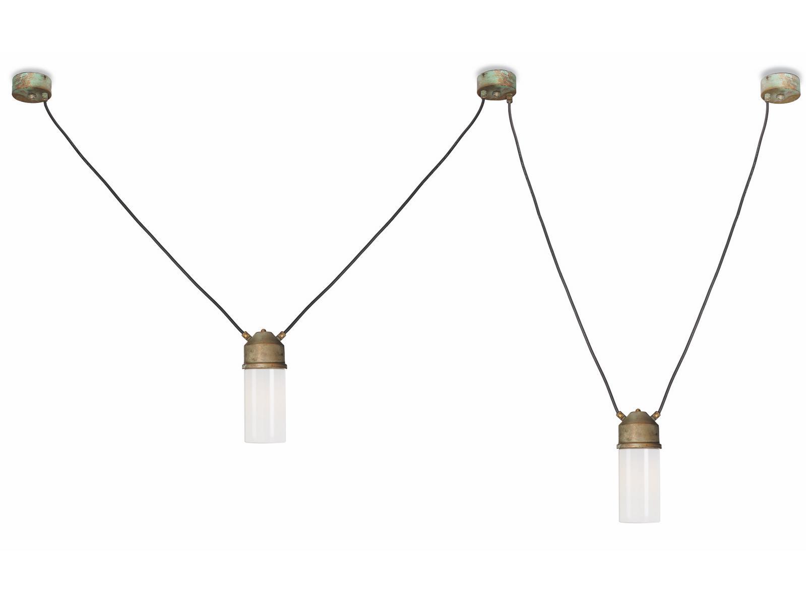 LED brass outdoor pendant lamp | Darsili by Moretti