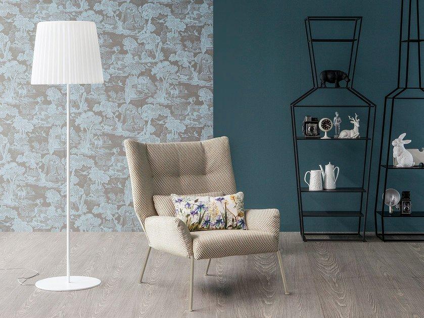 Upholstered high-back armchair | Nikos by Bonaldo