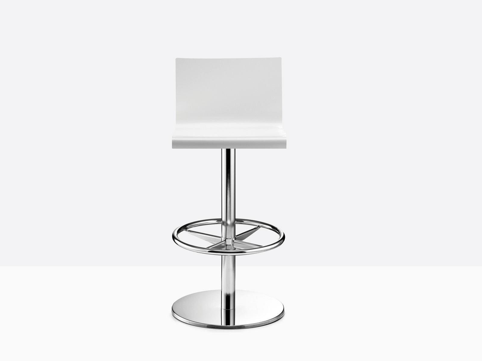 Swivel methacrylate stool | Kuadra 4415kutp by Pedrali