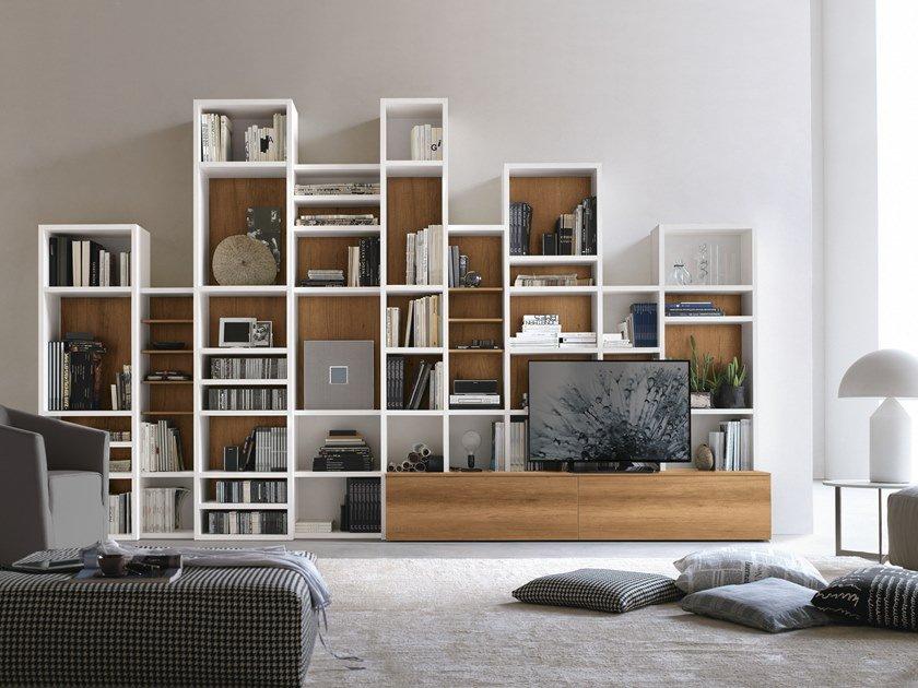Sectional bookcase | Unit A086 by Tomasella