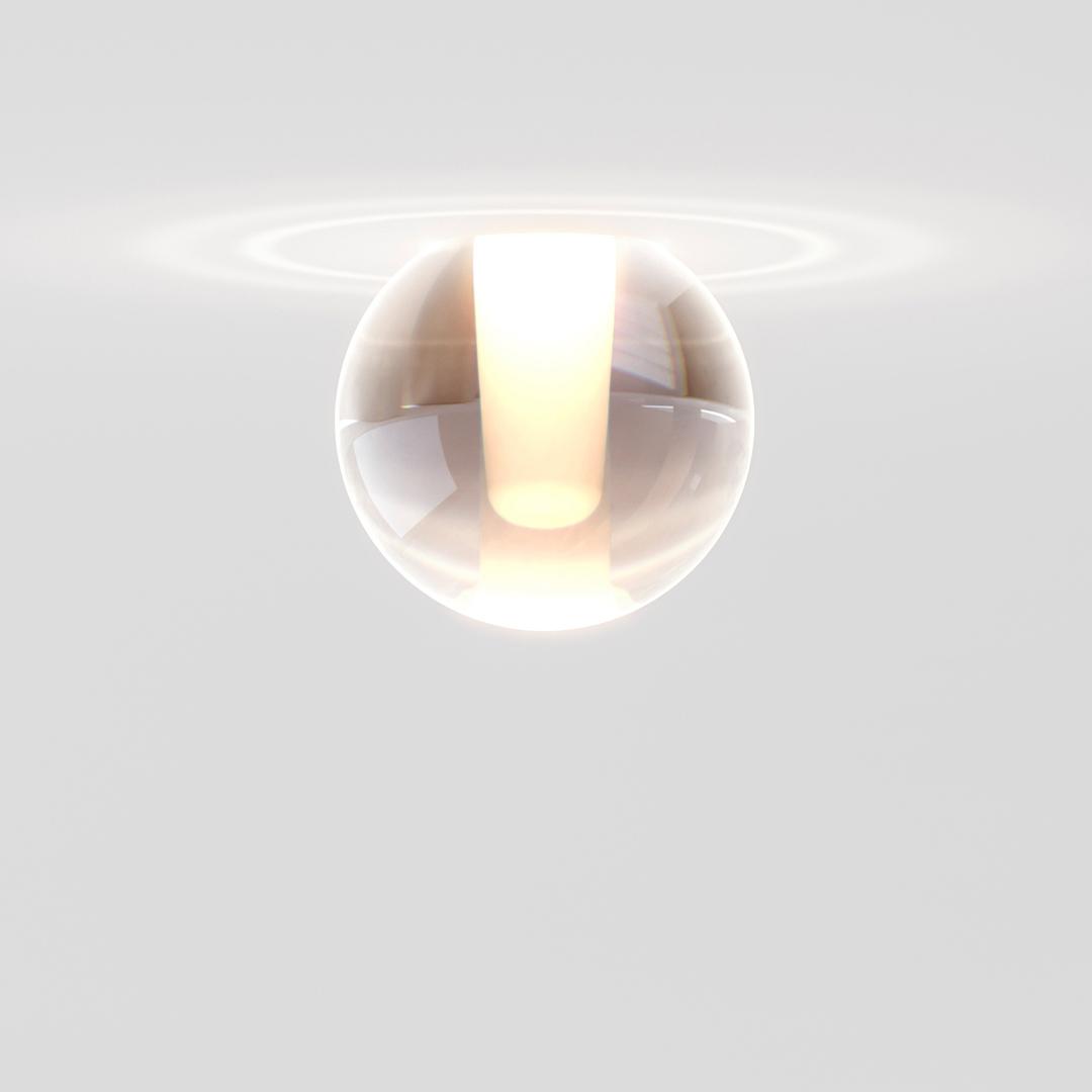 LED semi-inset glass spotlight | Alaska Big Trimless by Arkoslight