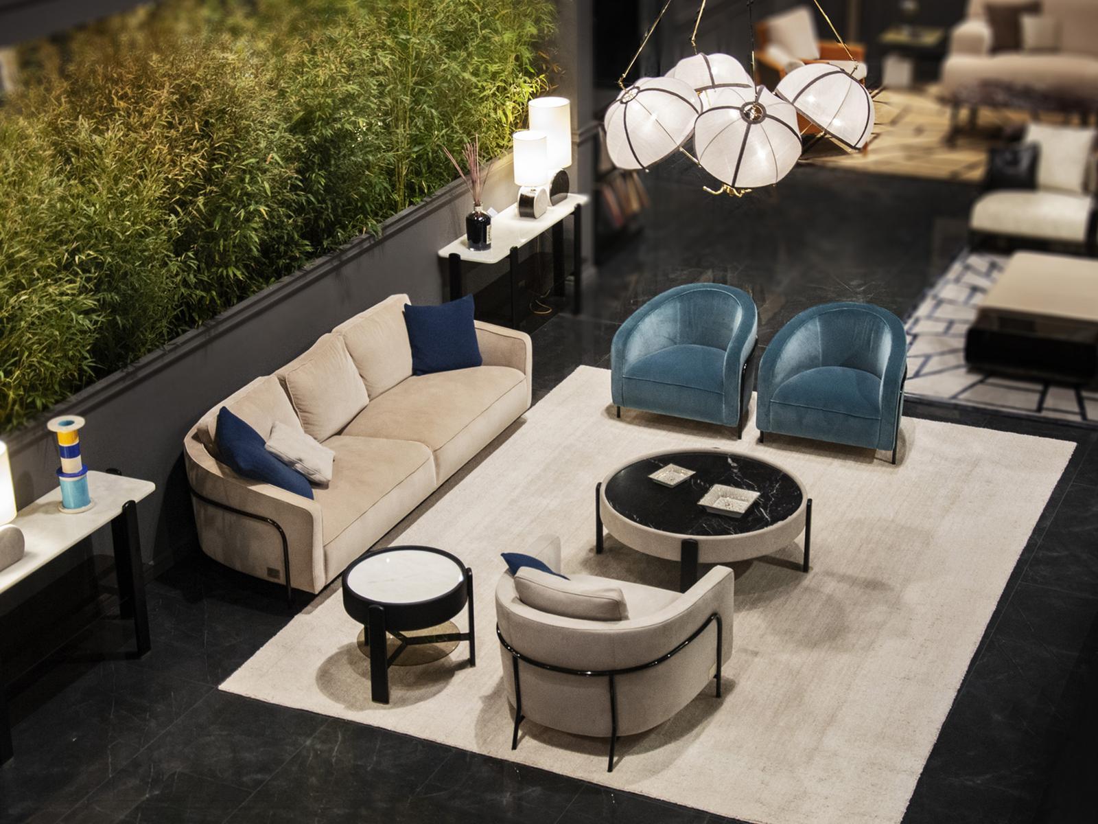Nabuk armchair | Giulia by Formitalia