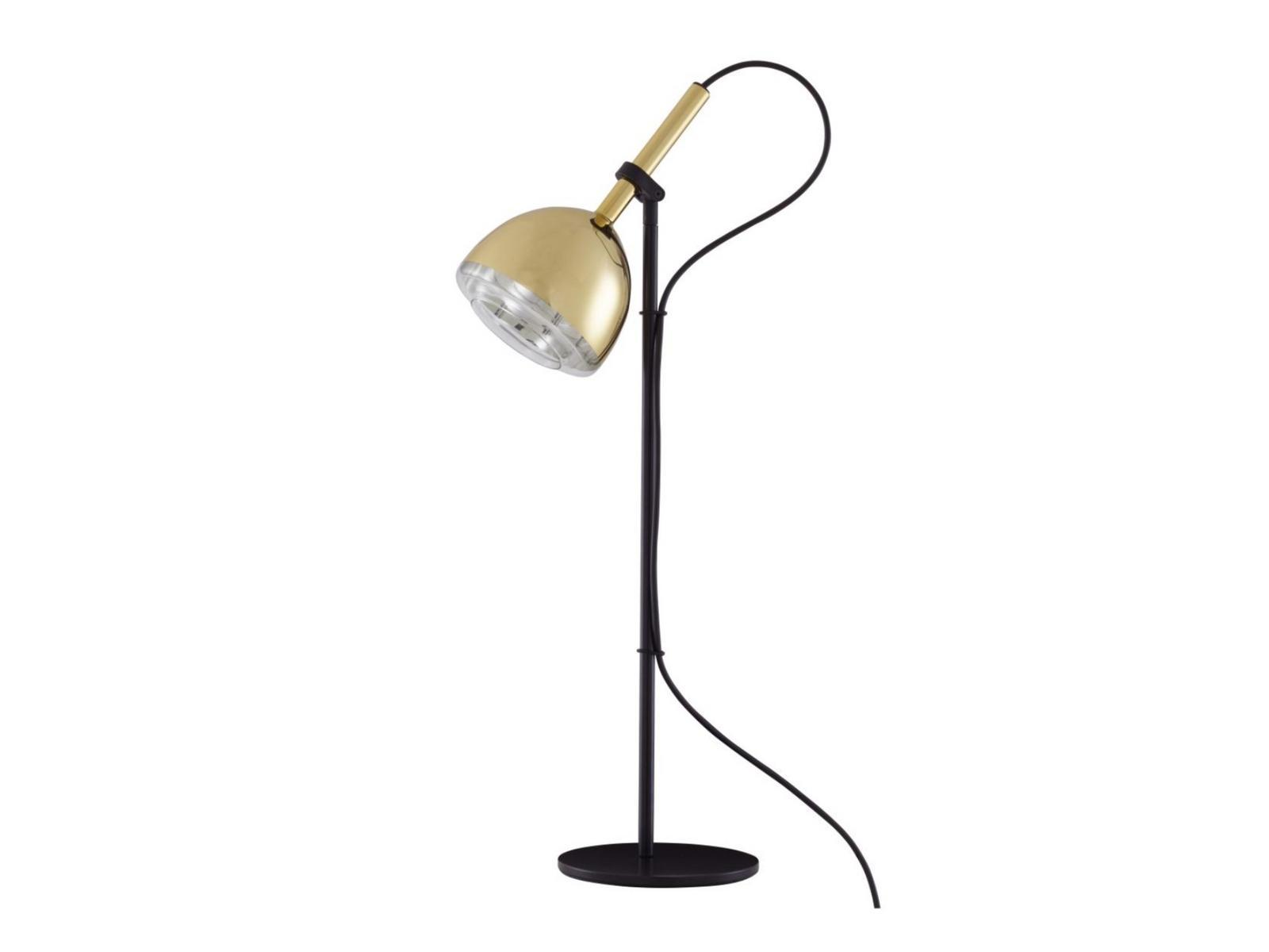 LED adjustable brass table lamp | Brass Bell by Ligne Roset