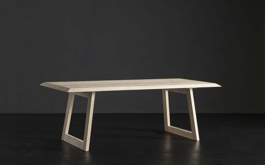 Rectangular wooden dining table | Rio + Flat by Altacorte