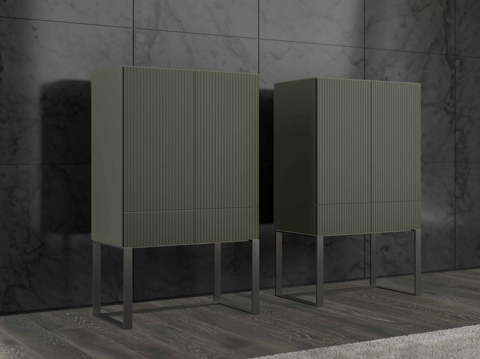 Bar cabinet with integrated lighting | Aqua by Olivieri