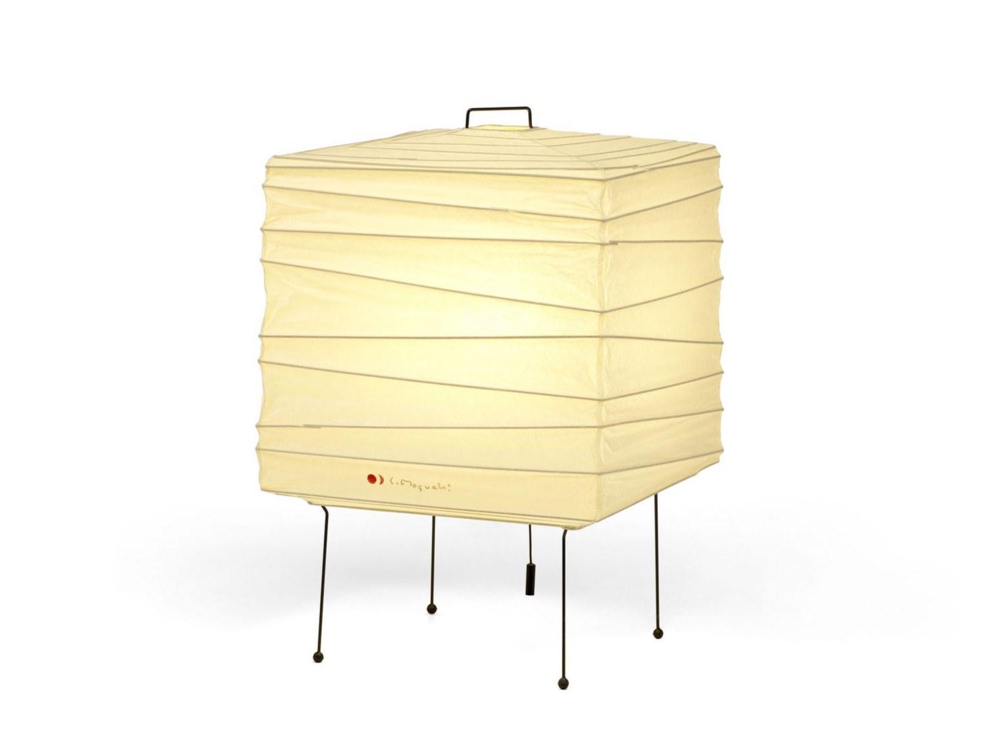 Japanese paper table lamp | Akari 3x by Vitra