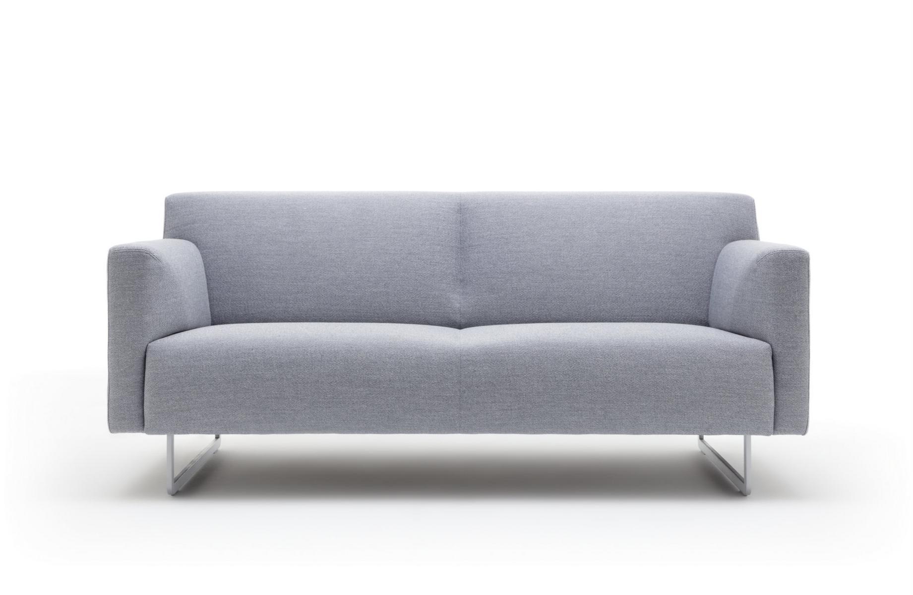 Sled base fabric sofa | 328 by Rolf Benz