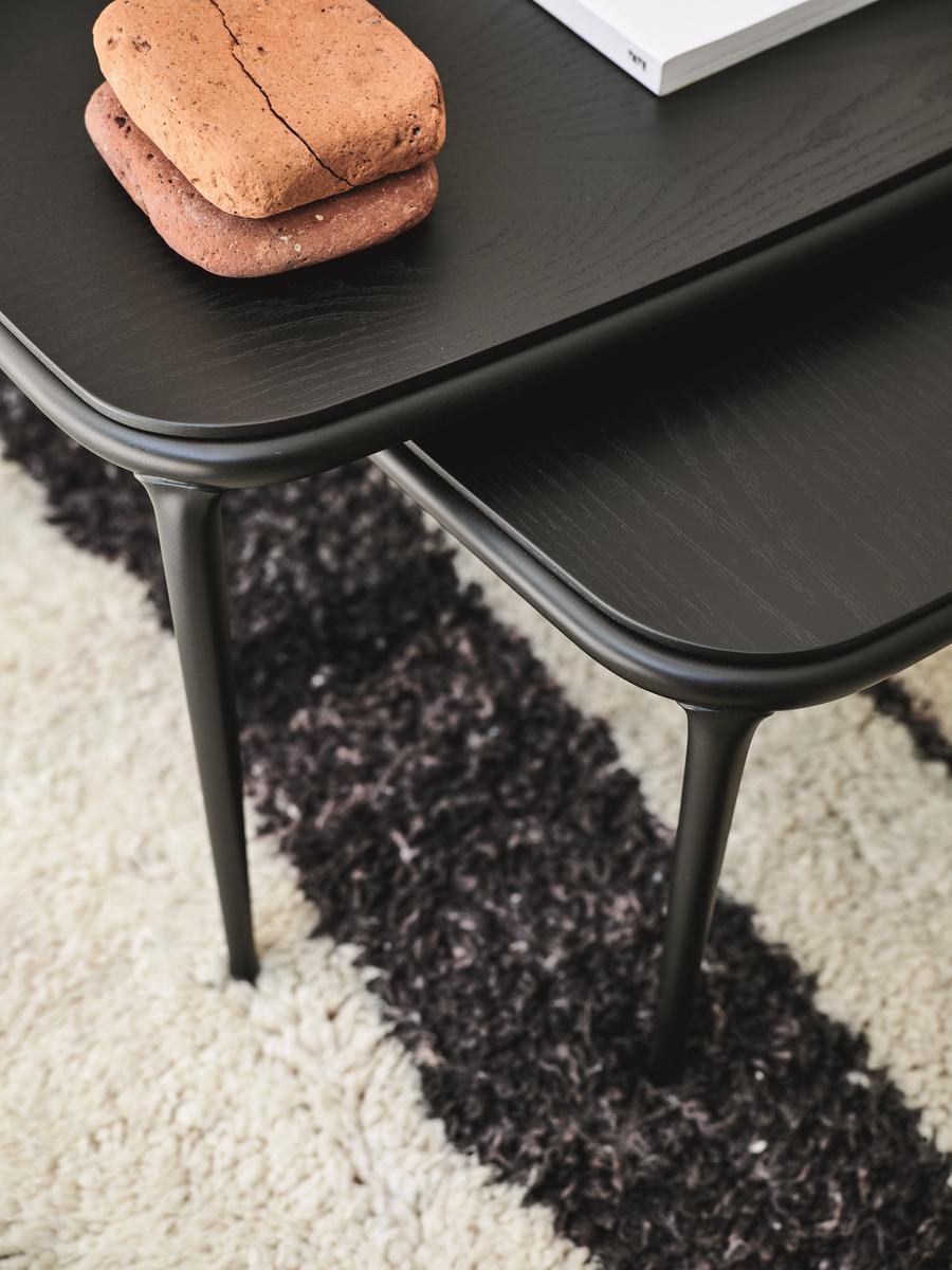 Rectangular coffee table in steel and ceramic top | Lea Ct by Midj