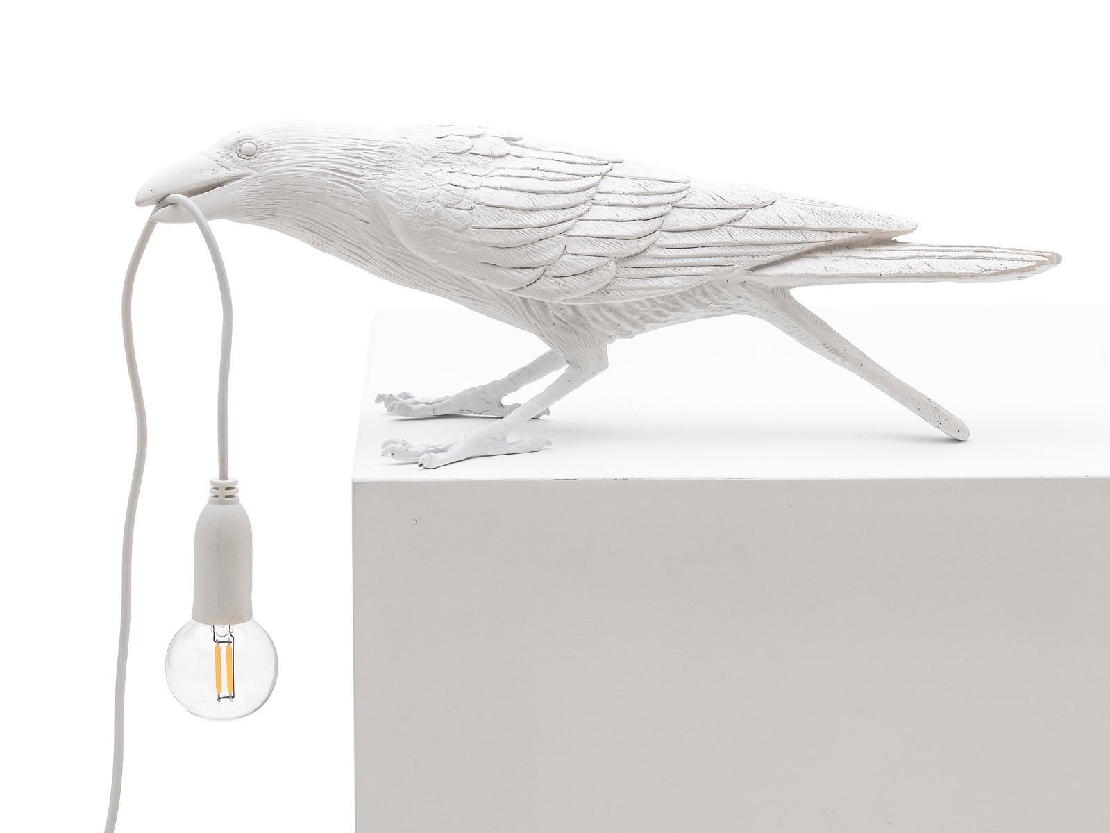 LED resin table lamp | Bird Lamp Playing by Seletti