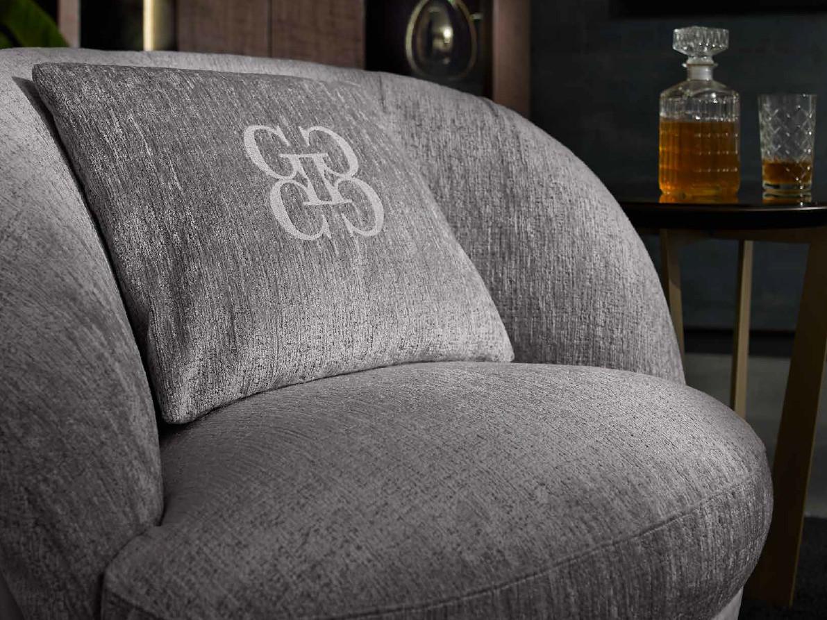 Swivel fabric armchair | Space by Grilli