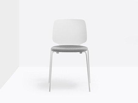Technopolymer chair with integrated cushion | Babila 2730/a by Pedrali