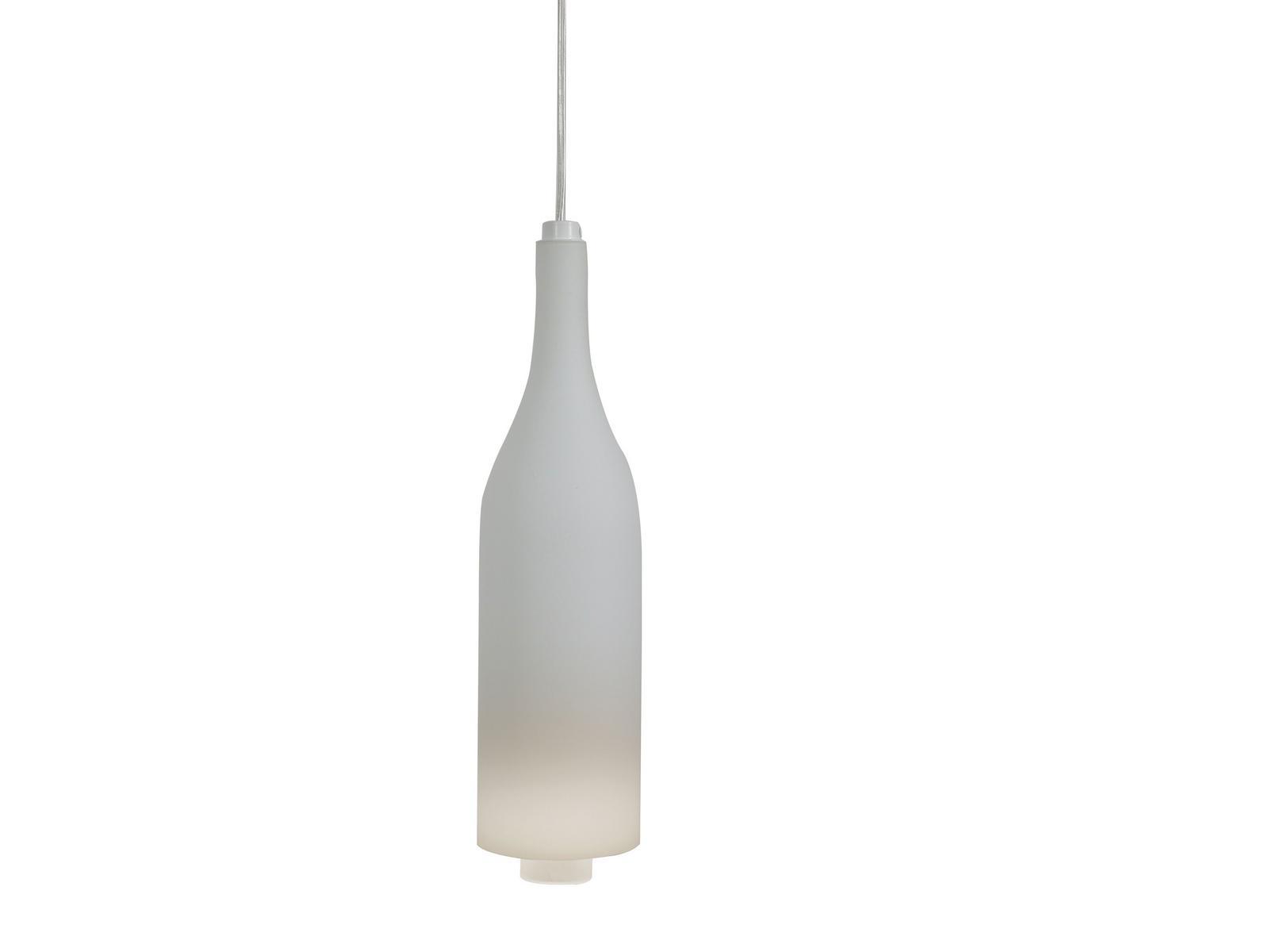 Satin glass pendant lamp | Bacco by Karman