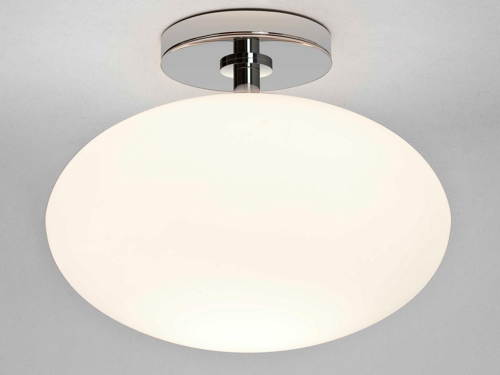 Opal glass ceiling lamp with dimmer | Zeppo by Astro lighting