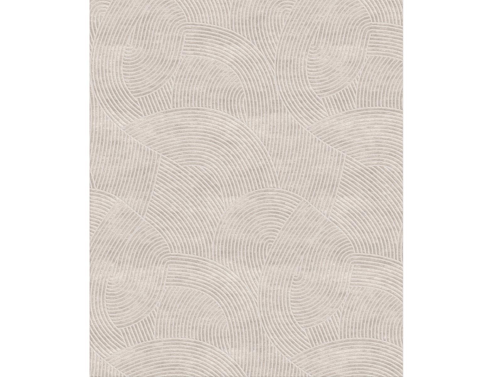 Solid-color rectangular wool and bamboo silk rug | Zen by Capital Collection