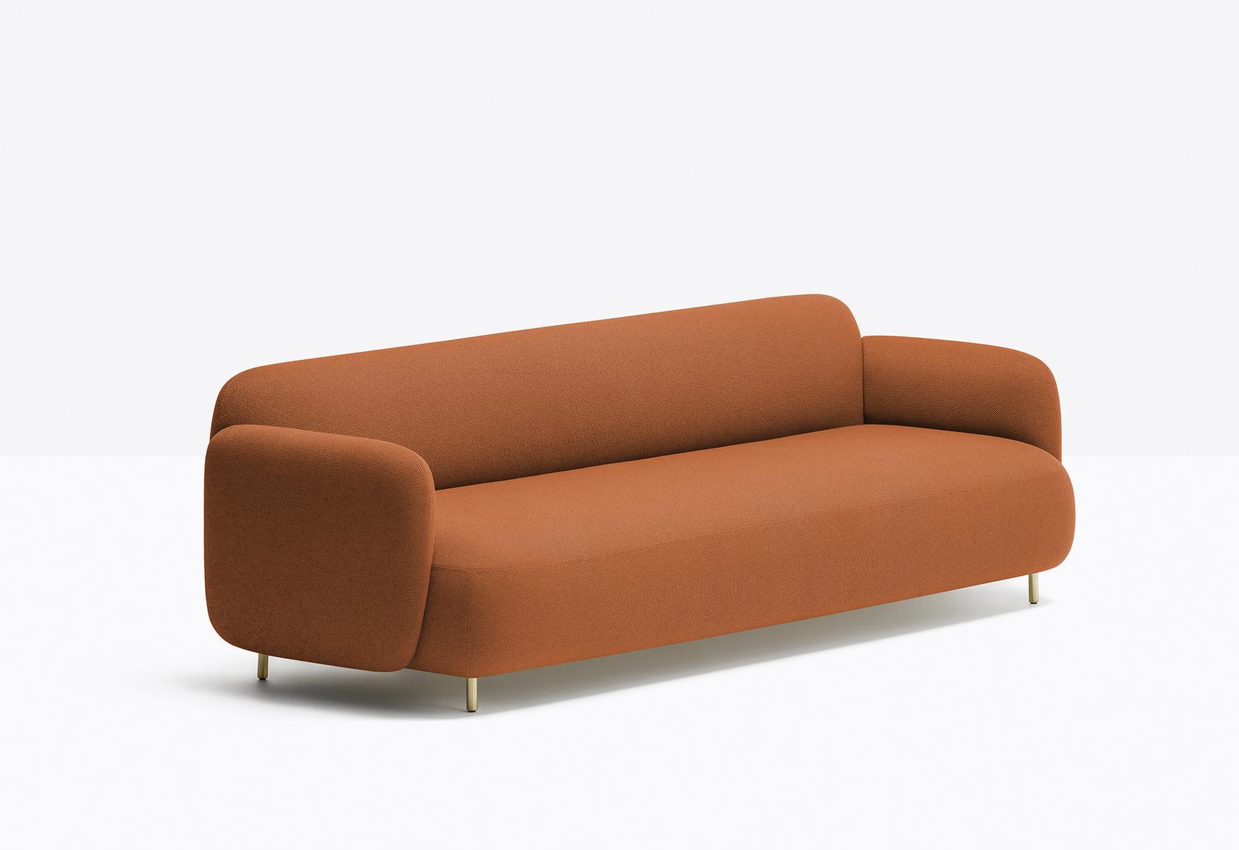 3 seater fabric sofa | Buddy 219 by Pedrali