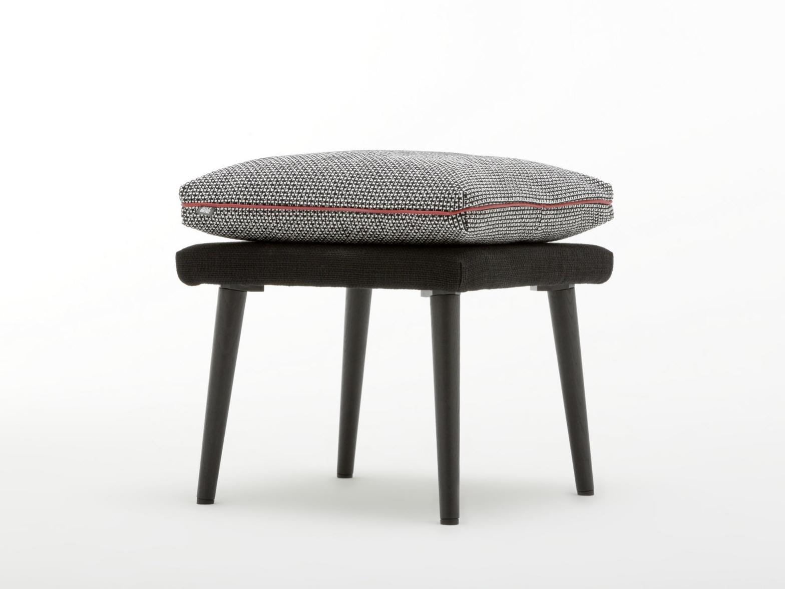 Low fabric stool | 945 by Rolf Benz