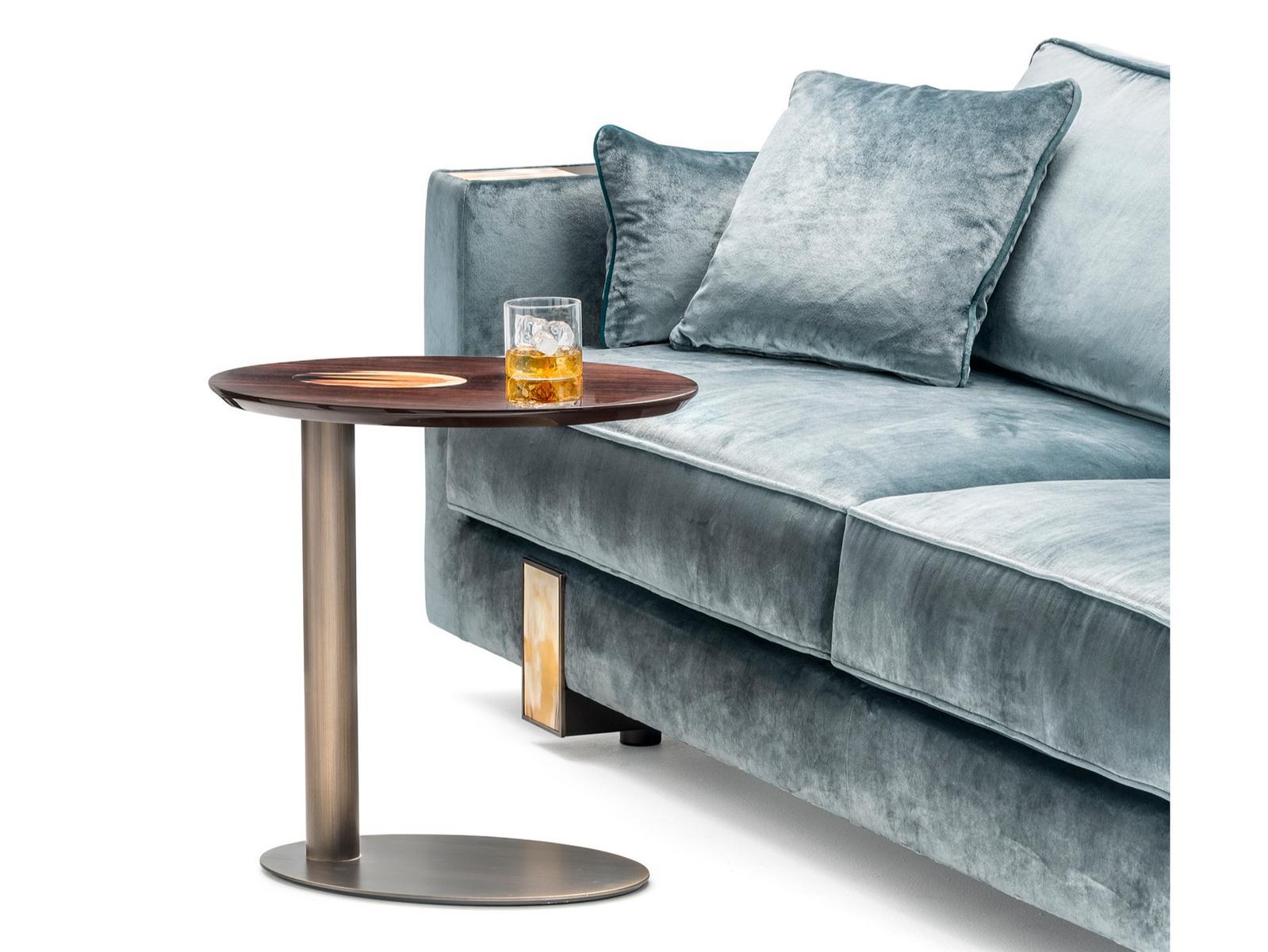 Oval ebony coffee table | Keplero 6050 by Arcahorn